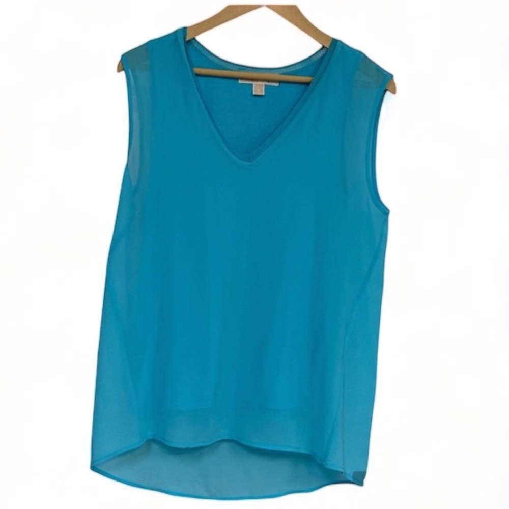 Michael Kors Lined V Neck Sleeveless Top Size Small EUC